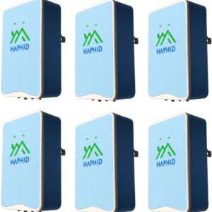 Ionizer Air Purifier/Plug In Air Purifier Ion Generator【Upgraded】with Highest Output - Up to 80 Million Anions/Sec,Filterless&Ion Air Purifier for Purify:Odors,Pets Smell Etc...