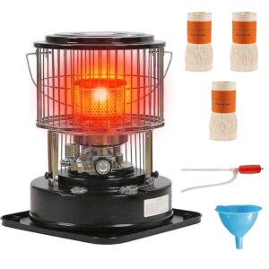 Kerosene Heater 11000 BTU, Kerosene Heaters for Indoor Use, with Auto Tip Over Shut Off, Portable Kerosene Stove, Camp Tent Heater for Cooking, Ice Fishing, Survival Emergency,...