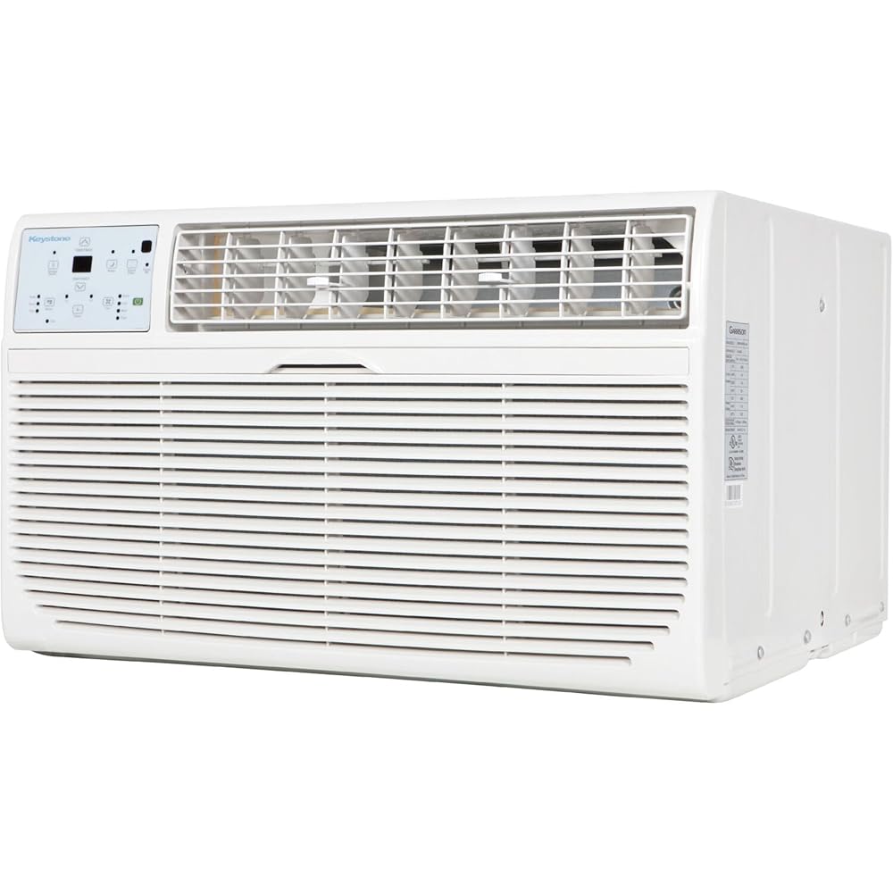 Keystone 12,000 BTU Wall Mounted Air Conditioner with Supplemental Heat and Dehumidifier Function, 230V, Wall AC with Remote for Small and Medium Sized Rooms up to 550 Sq.Ft.,... Keystone 12,000 BTU Wall Mounted Air Conditioner with Supplemental Heat and Dehumidifier Function, 230V, Wall AC with Remote for Small and Medium Sized Rooms up to 550 Sq.Ft.,...