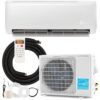 KOTEK 12000 BTU Mini Split AC/Heating System, Energy Star, 21 SEER2 Inverter Ductless AC Unit, Cools Up to 750 Sq. Ft, Wall Mounted Air Conditioner with Heat Pump (12000BTU,...