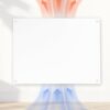 Large Room Indoor Heater - 600W Amaze Maxi Convection Panel Heater w/Wall Mount Kit, Up to 300 sq ft Room - 36”x24” Paintable, Energy Efficient, & Silent Bathroom, RV or Garage...