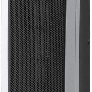 Lasko Oscillating Ceramic Tower Space Heater for Home with Adjustable Thermostat, 2-Speeds, 16 Inches, Silver, 1500W, 5309