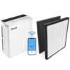 LEVOIT Air Purifiers for Home Large Room with Extra Main Filter, Captures Smoke, Dust and Pollen for Bedroom with Air Quality Monitor, Sleep Mode, Smart WiFi, Auto, Voice...