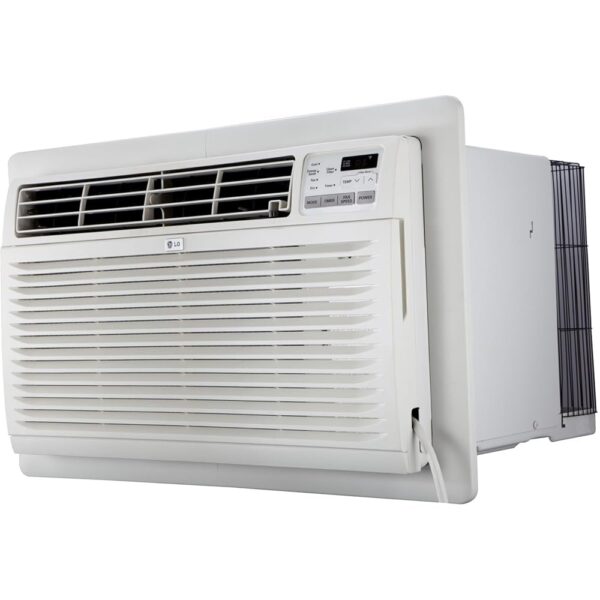 LG 11,800 BTU Through the Wall Air Conditioner, 115V, Cools up to 530 Sq. Ft. for Bedroom, Living Room, Apartment, with Remote, 3 Cool & Fan Speeds, Universal design fits most...