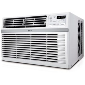 LG AC 8,000 Window Air Conditioner, 115V, 340 Sq.Ft. for Bedroom, Living Room, Apartment, Quiet Operation, Electronic Control with Remote, 3 Cooling & Fan Speeds, Auto Restart,...