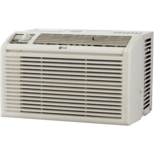 LG LW5016 5000 BTU Window Air Conditioner with Manual Controls Bundle with 1 YR CPS Enhanced Protection Pack