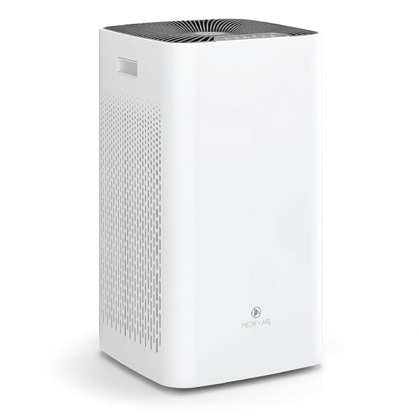 Medify MA-112 Air Purifier with True HEPA H13 Filter | 4,455 ft² Coverage in 1hr for Smoke, Wildfires, Odors, Pollen, Pets | Quiet 99.9% Removal to 0.1 Microns | White, 1-Pack