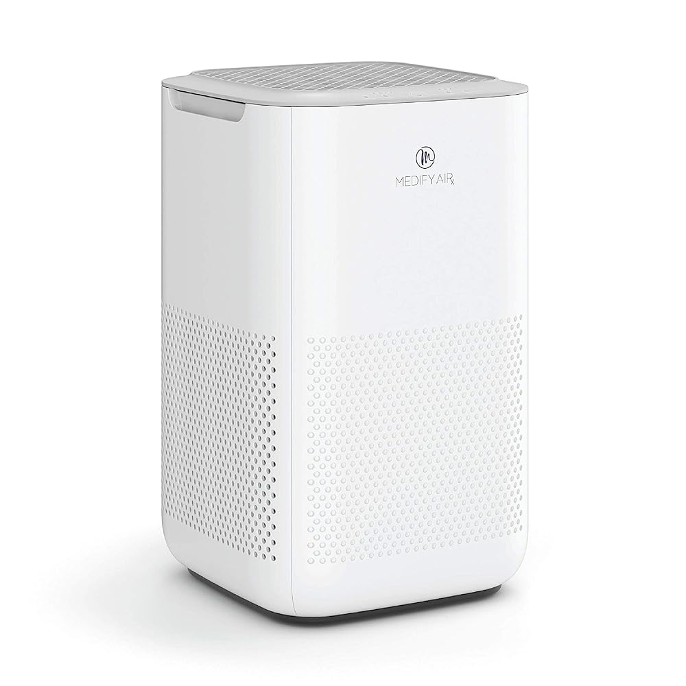 Medify MA-15 Air Purifier with True HEPA H13 Filter | 585 ft² Coverage in 1hr for Allergens, Smoke, Wildfires, Dust, Odors, Pollen, Pet Dander | Quiet 99.9% Removal to 0.1... Medify MA-15 Air Purifier with True HEPA H13 Filter | 585 ft² Coverage in 1hr for Allergens, Smoke, Wildfires, Dust, Odors, Pollen, Pet Dander | Quiet 99.9% Removal to 0.1...