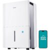 Midea 3,000 Sq. Ft. Energy Star Certified Dehumidifier With Reusable Air Filter 35 Pint - Ideal For Basements, Large & Medium Sized Rooms, And Bathrooms (White)
