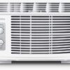 Midea 5,000 BTU EasyCool Small Window Air Conditioner - Cool up to 150 Sq. Ft. with Easy-to-Use Mechanical Controls and Reusable Filter, Perfect for Small Bedroom, Living Room,...