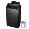 Midea Duo 14,000 BTU(12,000 BTU SACC) High Efficiency Inverter, Quiet Portable Air Conditioner, Cools up to 550 Sq.Ft., Works with Alexa/Google Assistant, Includes Remote...