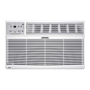 Midea MAT08R1ZWT Air Conditioner 3-in-1 Cooling and 3 Fan Speeds,Sleep Mode, LCD Remote Control, Through The Wall AC, 115V, 8000 BTU, White