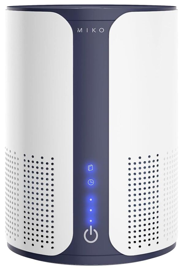 MIKO Air Purifier For Home HEPA Air Purifier Covers Up To 925 sqft In Large Room, 3 Fan Speeds, Built-in Timer, 150 CADR, Sleep Mode- True H13