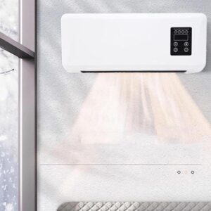 Mini Split Ac/Heating System, Ductless Air Conditioner, Wall Mounted Air Conditioner, Split Max Aire Acondicionado Portatil with Remote Control for Home/Office/Bedroom