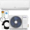 Mini Split Air Conditioner & Heater,12000 BTU Wifi Enabled 115V, 20 SEER2,Mini Splits Heating and Cooling,Wall Mount Ductless Inverter System, Compatible with Alexa, with...