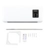 Mini Split Heating and Cooling Air Conditioner,Mini Split Ac/Heat System,Wall Mount Heat and Ac Unit,Two In One Wall Mounted Mobile Air Electric Fan Fully Installed Mobile Air...