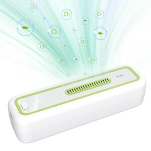 Mini USB Fridge Deodorizer with LED Display - Rechargeable and Reusable Odor Eliminator Absorber for Refrigerator, Car, Closet, Shoe Cabinet, Wardrobe, Pet House - Beats Baking...