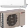 Mitsubishi 9,000 BTU SEER 16 Wall Mount Ductless Mini-Split Inverter Cool & Heat Pump System 0.7 Ton Energy Efficient