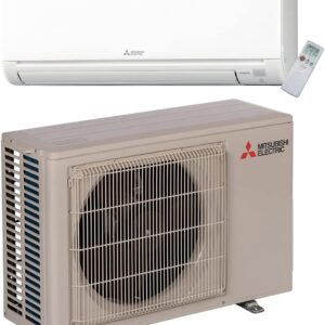 Mitsubishi 9,000 BTU SEER 16 Wall Mount Ductless Mini-Split Inverter Cool & Heat Pump System 0.7 Ton Energy Efficient