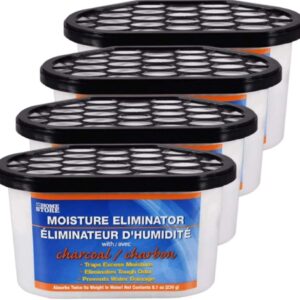 Moisture and Odor Eliminator/Absorber with Charcoal4pack