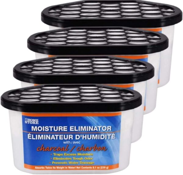 Moisture and Odor Eliminator/Absorber with Charcoal4pack
