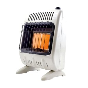 Mr. Heater 10,000 BTU Vent Free Radiant Dual Fuel Heater,White