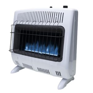 Mr. Heater 30,000 BTU Vent Free Blue Flame Natural Gas Heater MHVFB30NGT, White