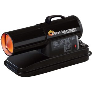 Mr. Heater F270255: 50,000 Btu Forced Air Kerosene Heater, One Size, Black