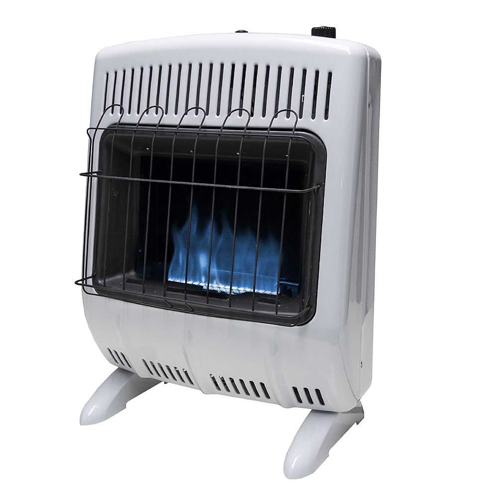 Mr. Heater Vent Free 20,000 British Thermal Unit Radiant Propane Heater with Thermostat and Automatic Low Oxygen Shut Off for Indoor Use, White Mr. Heater Vent Free 20,000 British Thermal Unit Radiant Propane Heater with Thermostat and Automatic Low Oxygen Shut Off for Indoor Use, White
