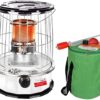 NaoSIn-Ni Kerosene Stove Heater, for Indoor Camping, Lightweight Portable Stainless Steel Oil Heater Glass Burner for Outdoor Patio Refined