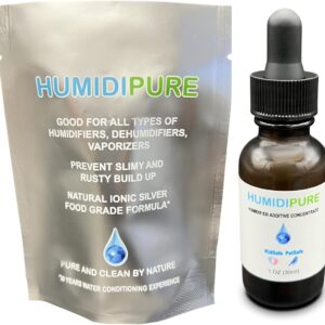 Natural Food Grade Concentrate. 200 day+ Humidifier Treatment Additive*. Prevent Slimy, Crusty and Rusty Buildup. Keep Water Clean and Odor Free