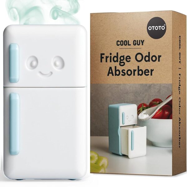 NEW!! Fridge Deodorizer by OTOTO - Baking Soda Fridge, Refrigerator Deodorizer, Baking Soda Odor Absorber, Cute Gifts, Cute Kitchen Accessories, Baking Soda Container, Kitchen...