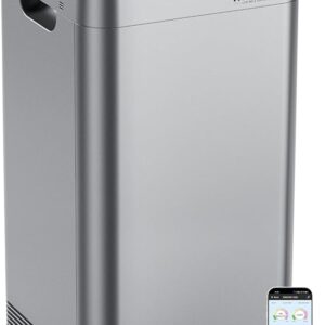 Nuwave Whole House Air Purifiers, Oxypure Smart Air Purifier with 5 Stage Tower Structure Air Filter, Air Quality & Odor Sensors, Sleep Mode for Bedroom, Remove 99.99% of Dust,...