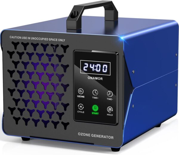 ONAMOR Digital Ozone Generator Odor Eliminator 45,000mg/h, High Capacity Ozone Machine Odor Removal Up to 8,000 Sq.Ft, Ozone Odor Eliminator, Ionizer Deodorizer Ozonator for...
