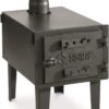 Outdoor Wood Burning Stove, Portable with Chimney Pipe for Cooking, Camping, Tent, Hiking, Fishing, Backpacking