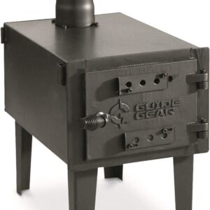 Outdoor Wood Burning Stove, Portable with Chimney Pipe for Cooking, Camping, Tent, Hiking, Fishing, Backpacking