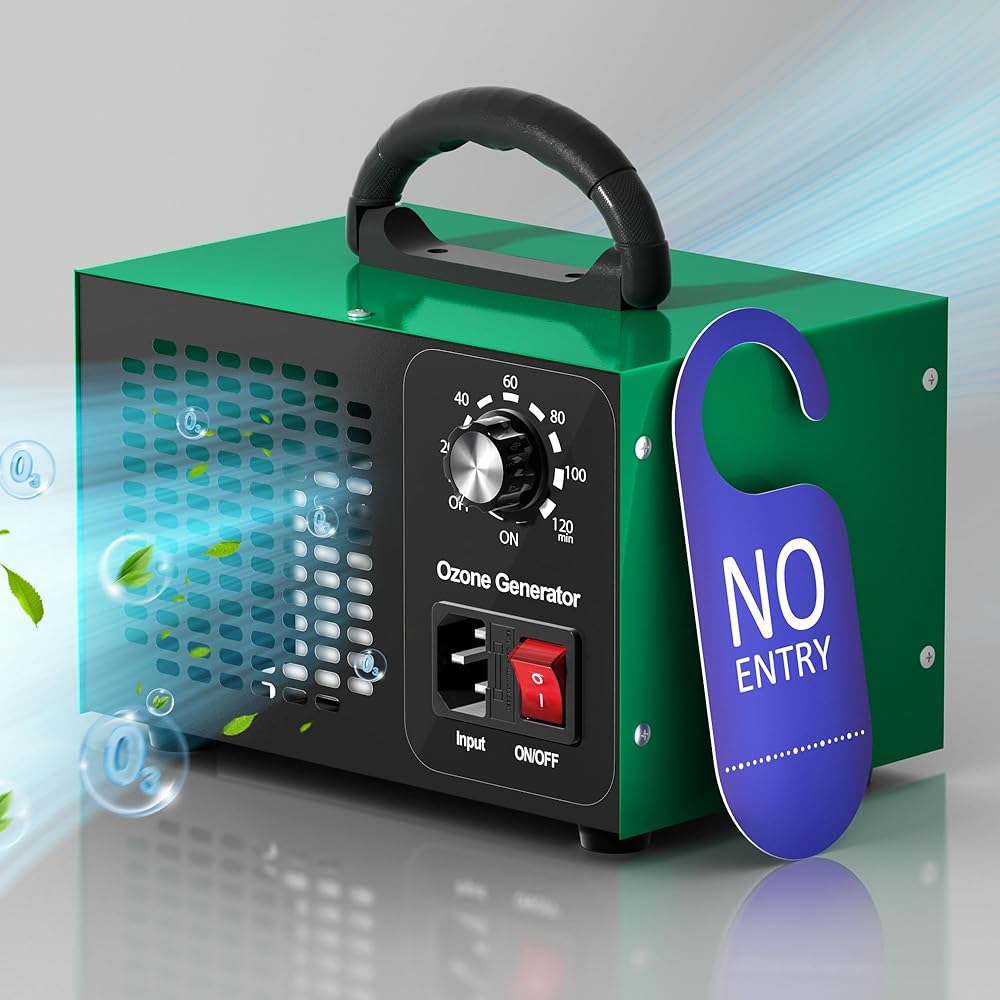 Ozone Generator 45,000mg/h, Industrial/Home O3 Air Purifier Deodorizer for Areas of 2500 Square Feet - High Capacity Ozone Machine Air Ionizer Odor Clean for Rooms, Smoke, Cars,... Ozone Generator 45,000mg/h, Industrial/Home O3 Air Purifier Deodorizer for Areas of 2500 Square Feet - High Capacity Ozone Machine Air Ionizer Odor Clean for Rooms, Smoke, Cars,...
