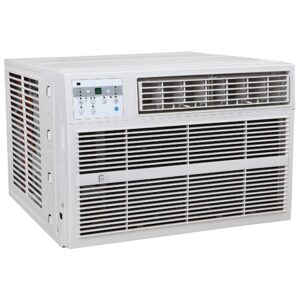 PerfectAire 3PACH12000 12,000/11,600 BTU Window Air Conditioner with Electric Heater, 450-550 Sq. Ft. Coverage