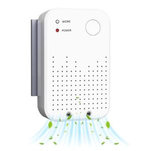 Plug In Air Purifier for Home Plug In Air Ionizers for Home Bedroom, Kitchen, Bathroom,Pet Room Mini Ion Air Purifier for Purify Odors,Pets Smell (1, white)