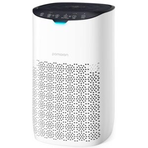 POMORON Air Purifiers for Home Large Room Up to 1500Ft² with Air Quality Sensor&Auto Mode, UV, Efficient HEPA Air Purifiers Filter 99.97% of Pollen Allergies Smoke Dust Pet...