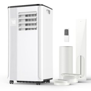 Portable Air Conditioners - 2024 Upgraded 10000 BTU Portable AC for Room up to 450 Sq. Ft, 3 in 1 AC Unit with 24H Timer, Smart Sleep Mode, Remote Control, Air Cooler for...