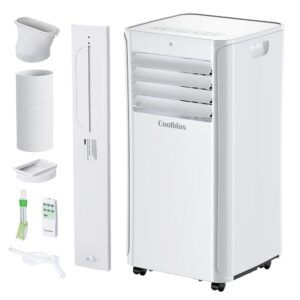 Portable Air Conditioners,3-in-1 AC Unit 12000 BTU Cool Up to 550 Sq.Ft. with Remote Control/Smart Sleep Mode/24Hrs Timer/Window Installation Kit & Filter Cleaning Brush,...