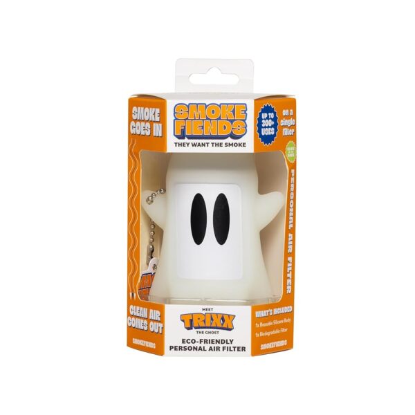 Portable & Eco-Friendly Personal Air Filter | Discreet HEPA & Carbon Filtration | Biodegradable & Up to 300+ Uses | Keychain Design for On-the-Go Freshness (Trixx)