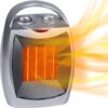 Portable Electric Space Heater 1500W/750W Personal Room Heater with Thermostat, Small Desk Ceramic Heater with Tip Over and Overheat Protection ETL Certified for Office Indoor...