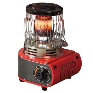 Portable Kerosene Heater Stove, Kerosene Stove Burner for Indoor Camping, Lightweight Stainless Steel Oil Heater,Red