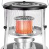 Portable kerosene stove heater, 2-in-1 kerosene heater and stove, 360 ° surround heater, suitable for home heating, cooking, camping, indoor emergency kerosene heater (Glass...