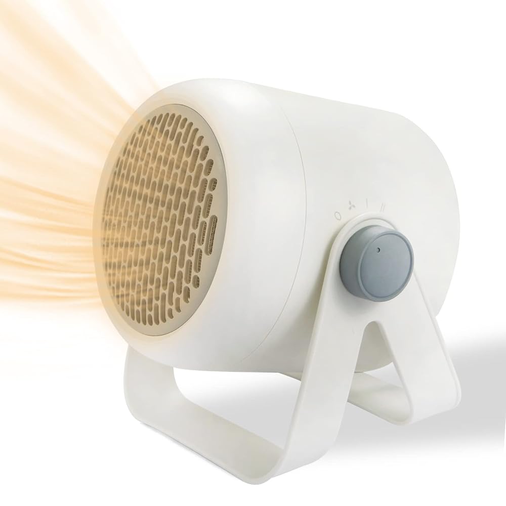 Portable Small space heater for indoor use, Fast Heating Ceramic 1000W mini personal Heater with Heating and Fan Modes for Room, Bedroom, Office and Indoor Use,White Portable Small space heater for indoor use, Fast Heating Ceramic 1000W mini personal Heater with Heating and Fan Modes for Room, Bedroom, Office and Indoor Use,White