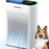 Powerful Air Purifiers for Home Large Room Up to 1400 Ft² with Air Quality Monitor 20dB Sleep Mode, Air Purifier for Bedroom Office Living Room for Pets, Dust Smoke PoIIen...