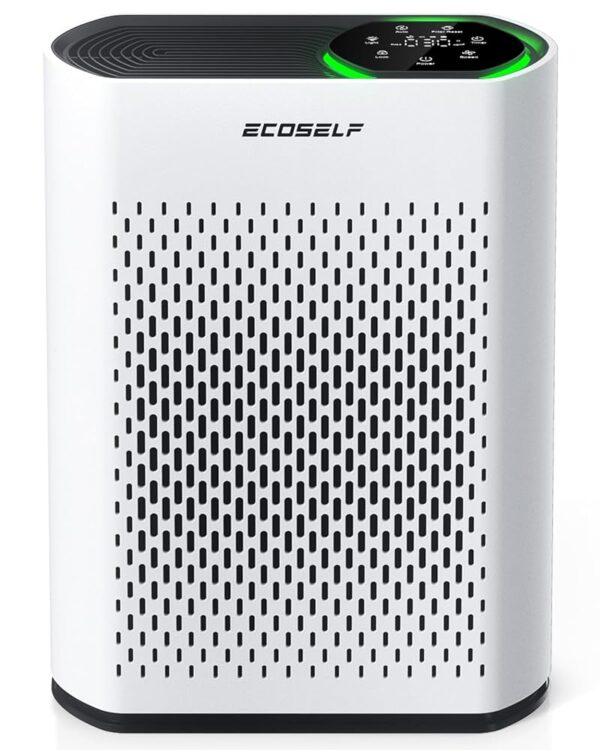 Powerful Air Purifiers for Home Large Room Up to 1400 Ft² with Air Quality Monitor 20dB Sleep Mode, Air Purifier for Bedroom Office Living Room for Pets, Dust Smoke PoIIen...