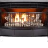 ProCom QNSD250RT Vent Free Dual Fuel Stove, Freestanding Fireplace and Indoor Space Heater, Use with Natural Gas or Liquid Propane, Remote Control, Heats up to 1,100 Square...